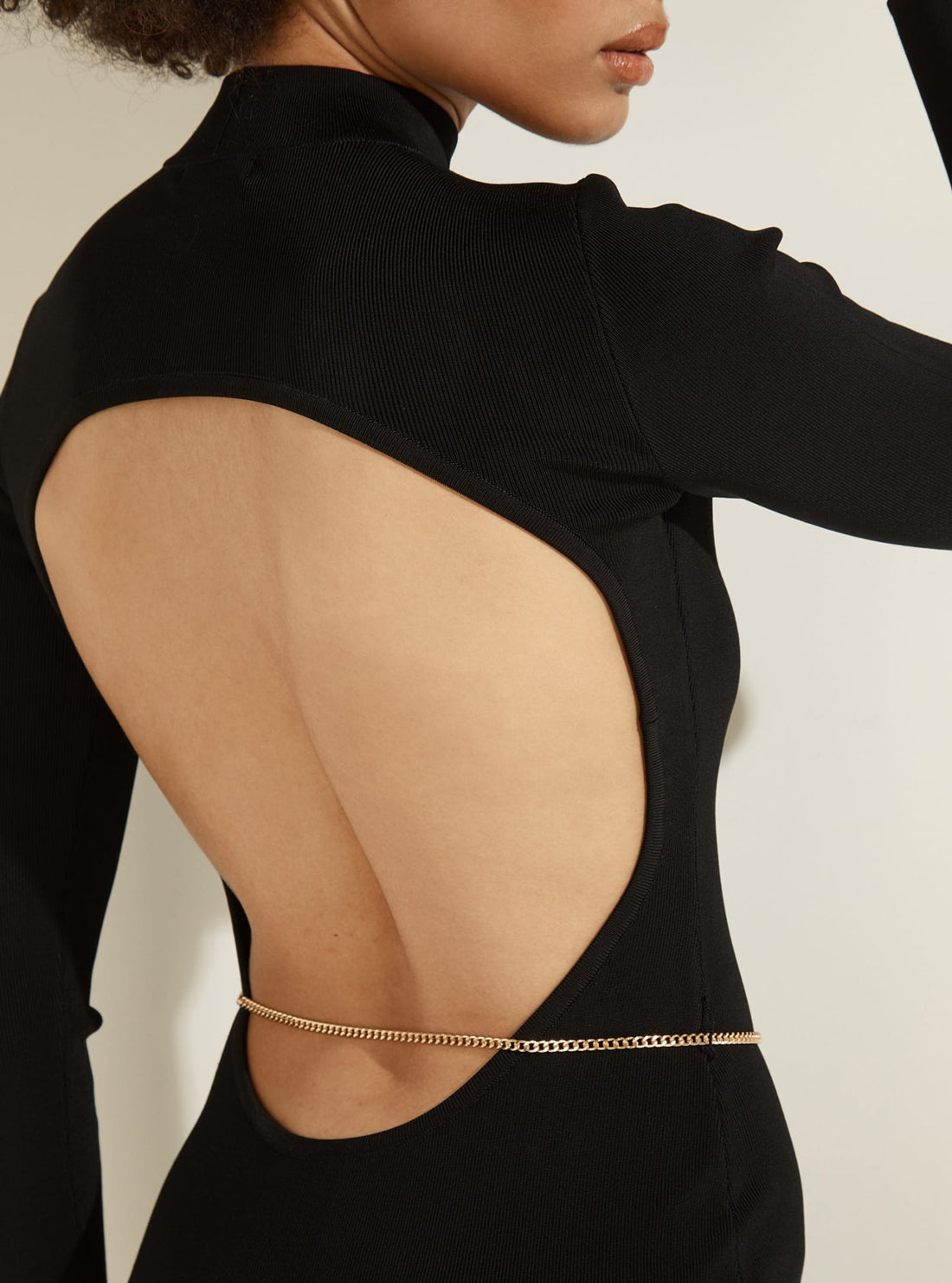 Black Mariah Open Back Mirage Mini Dress Black Mariah Open Back Mirage Mini Dress