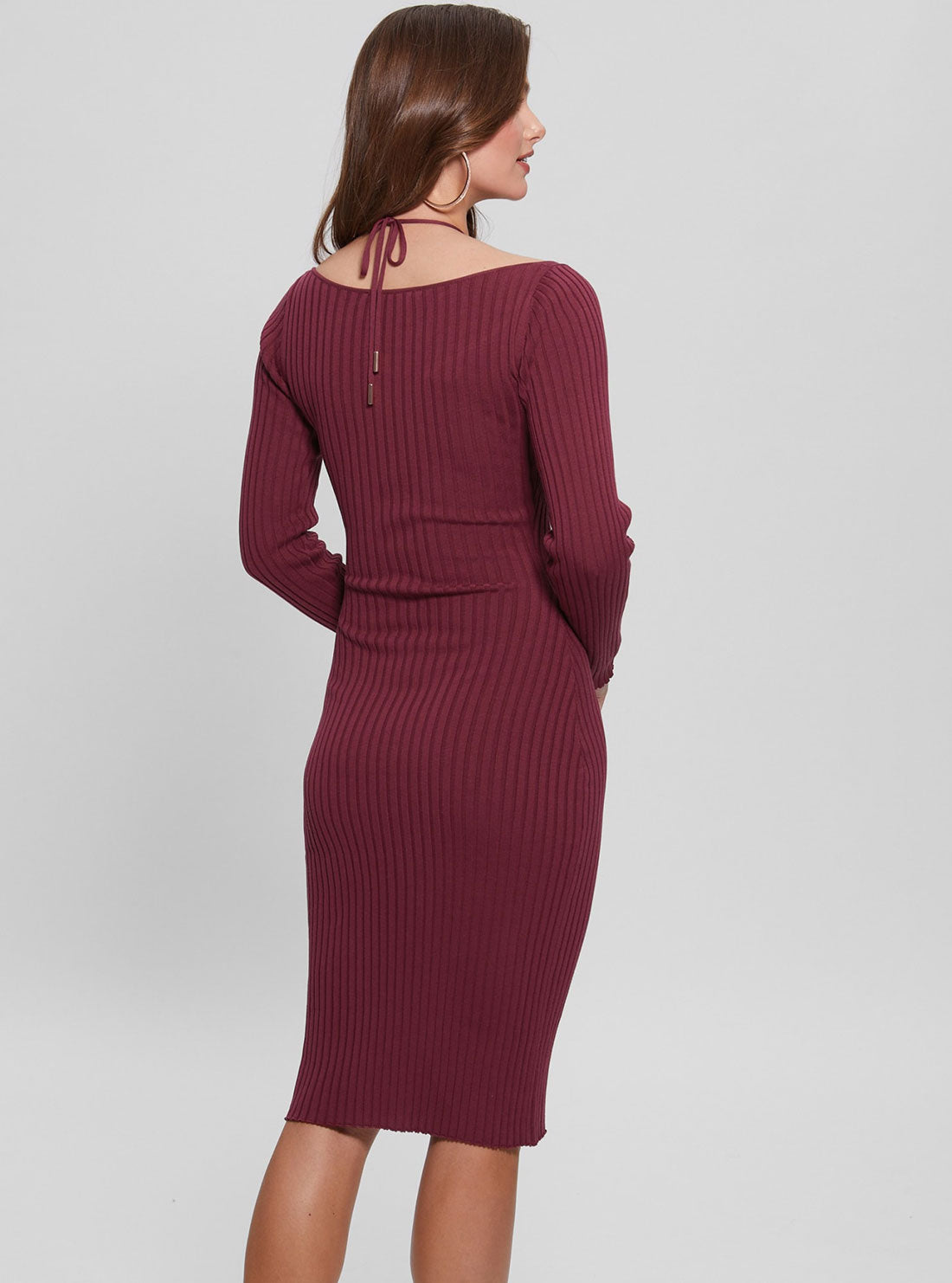 Eco Bet On Pink Doris Midi Knit Dress Eco Bet On Pink Doris Midi Knit Dress
