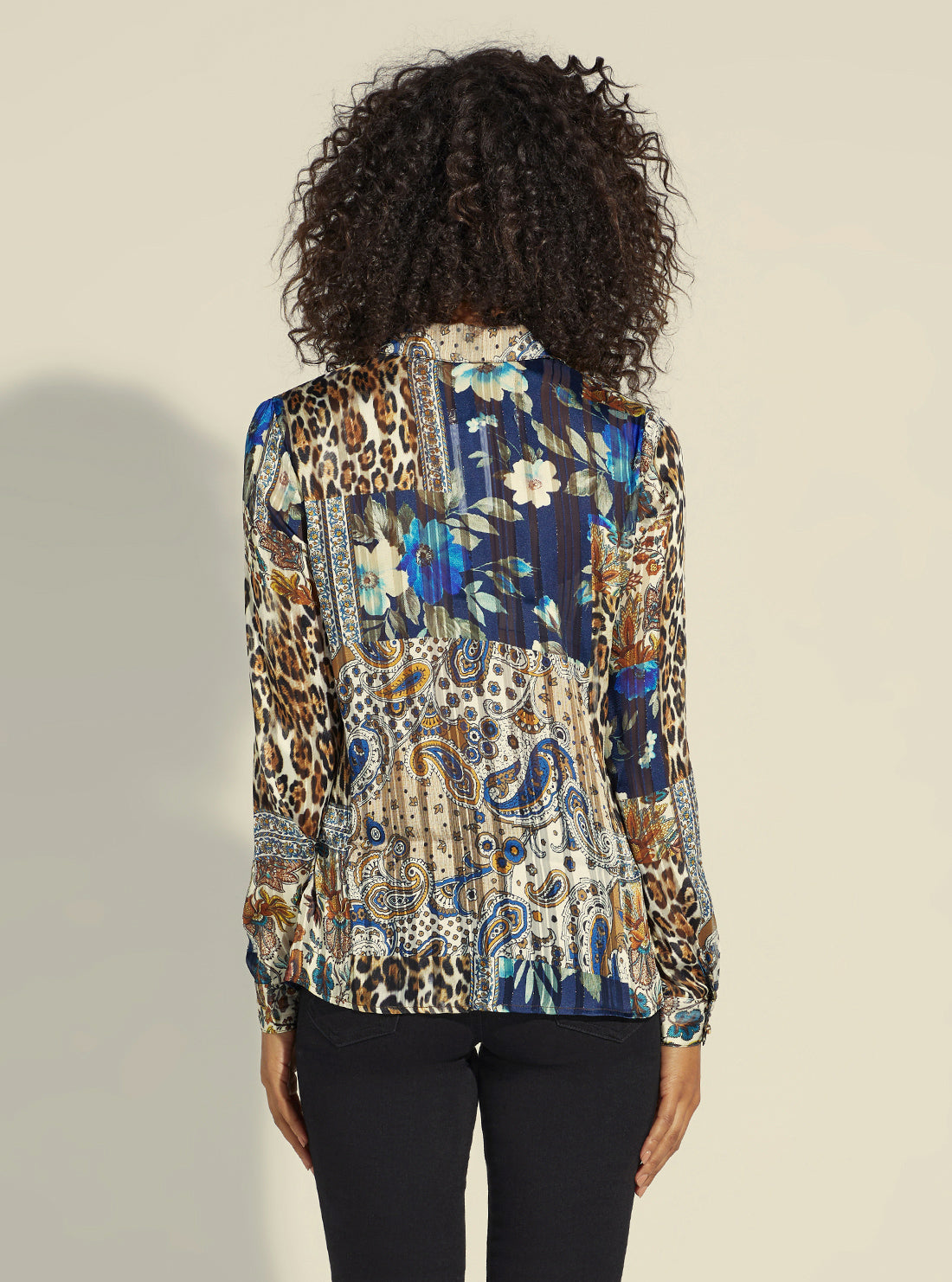 Patchwork Print Georgie Shirt Patchwork Print Georgie Shirt