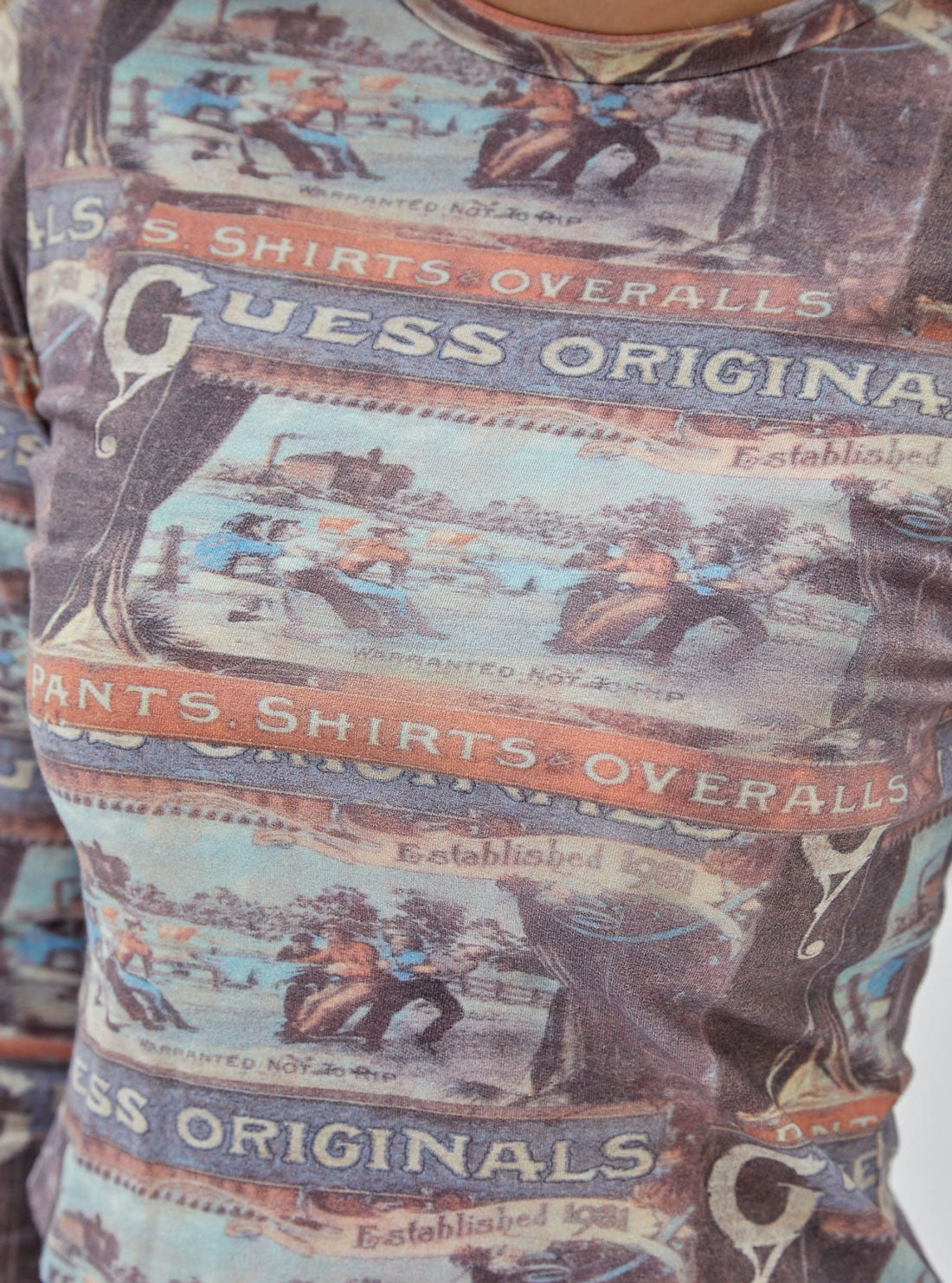 Guess Originals Ranch Vintage Long Sleeve Top Guess Originals Ranch Vintage Long Sleeve Top
