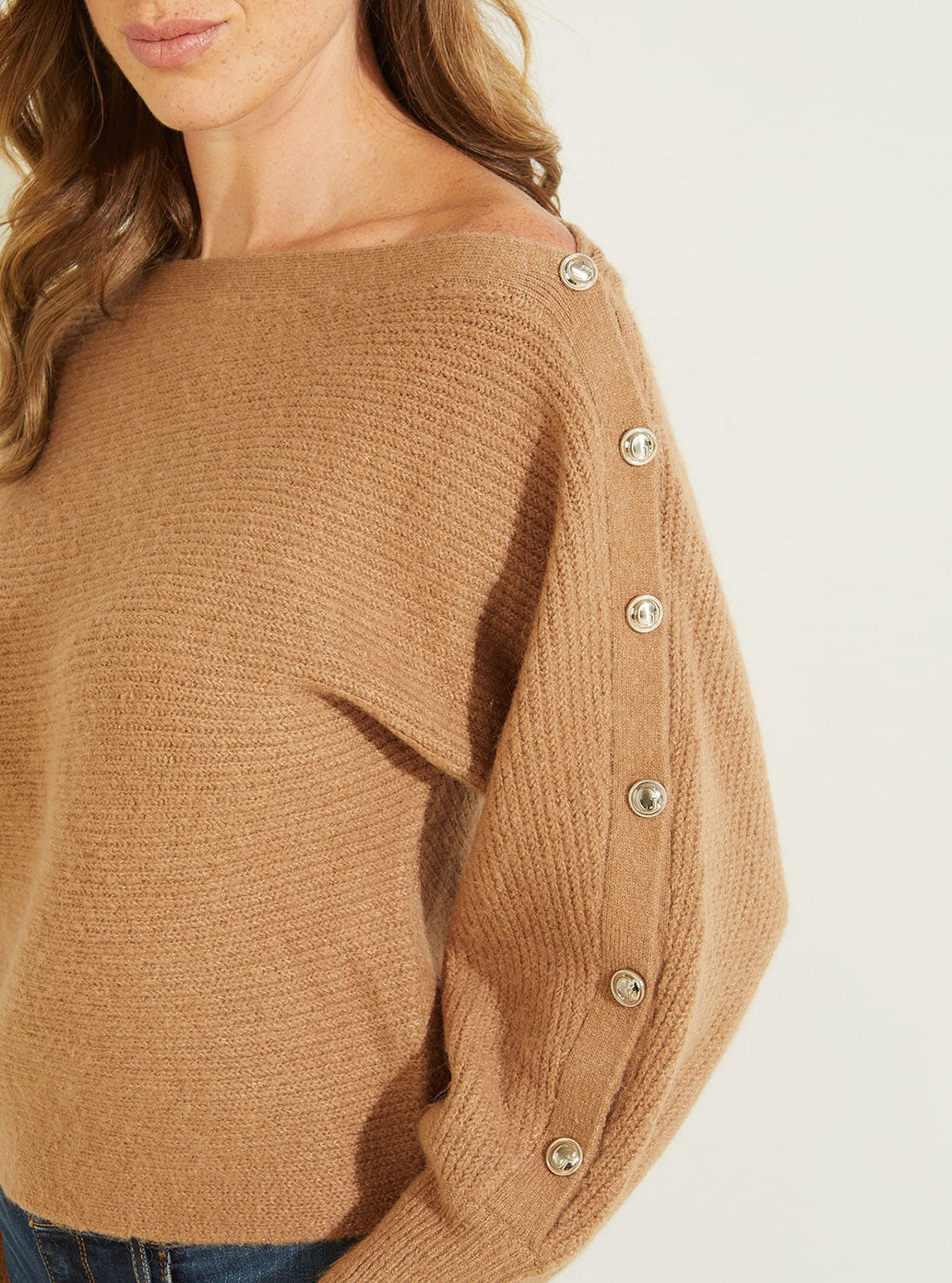 Brown Megan Knit Top Brown Megan Knit Top