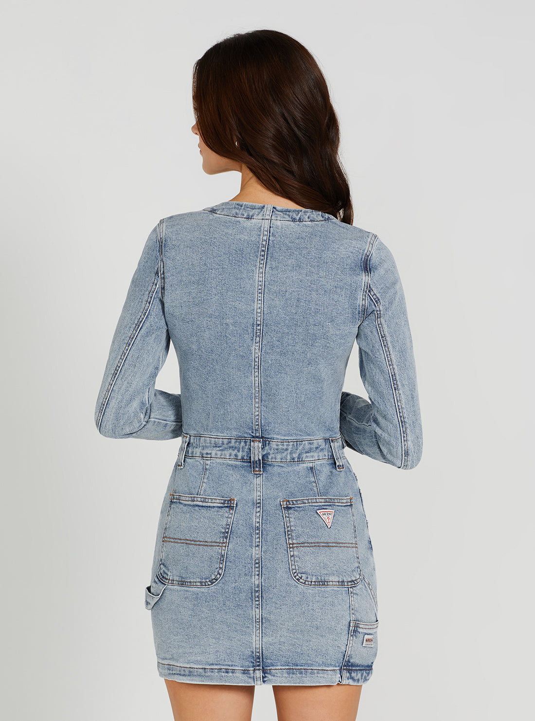 Guess Originals Denim Blue Danielle Mini Dress Guess Originals Denim Blue Danielle Mini Dress