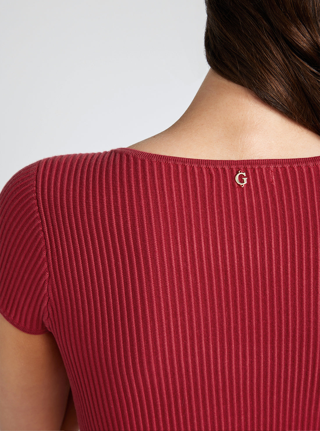 Eco Red Elise Knit Mini Dress Eco Red Elise Knit Mini Dress