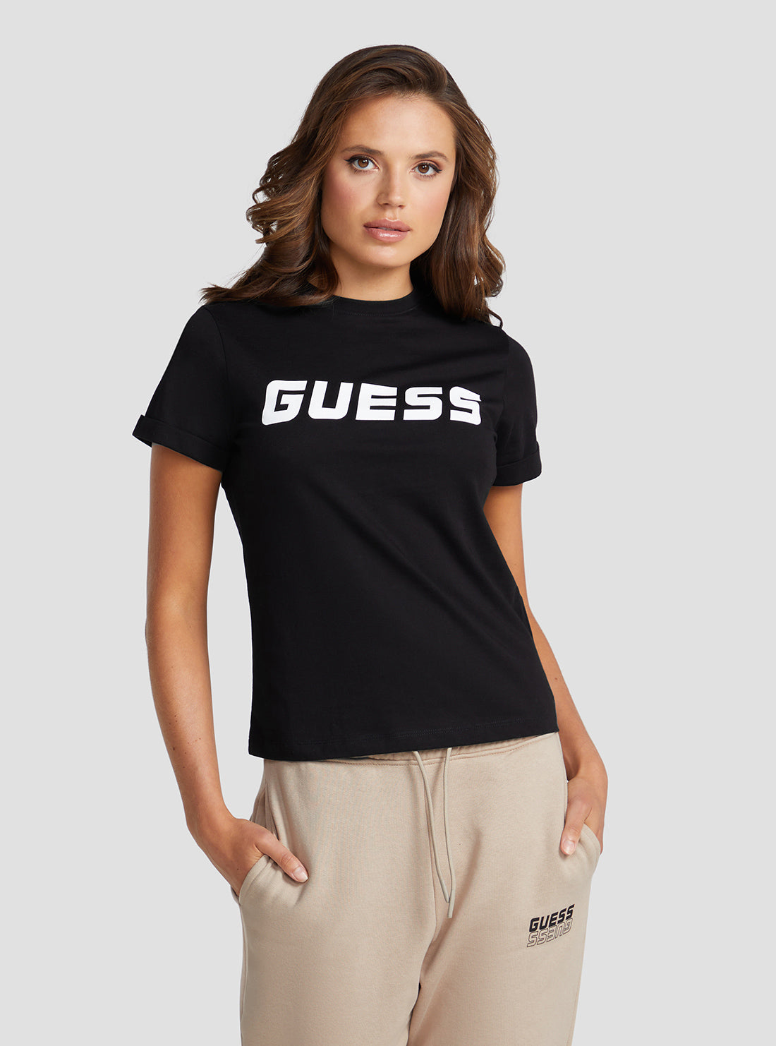 Eco Black Esther Active Logo T-Shirt Eco Black Esther Active Logo T-Shirt