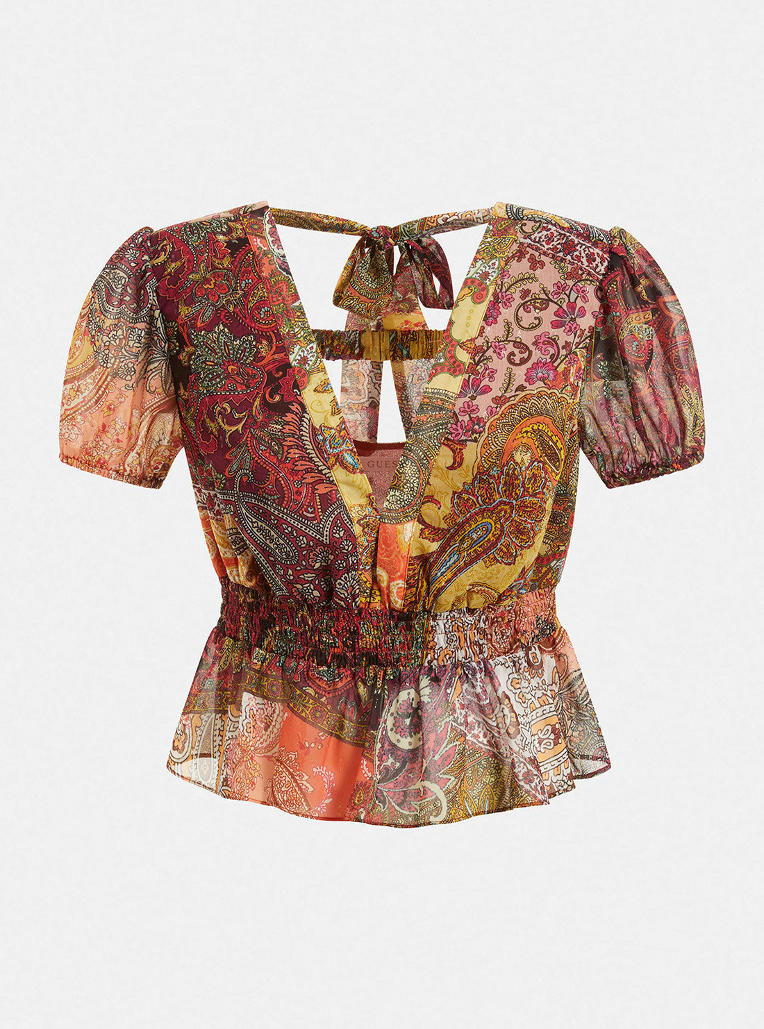 Eco Paisley Print Lila Top Eco Paisley Print Lila Top