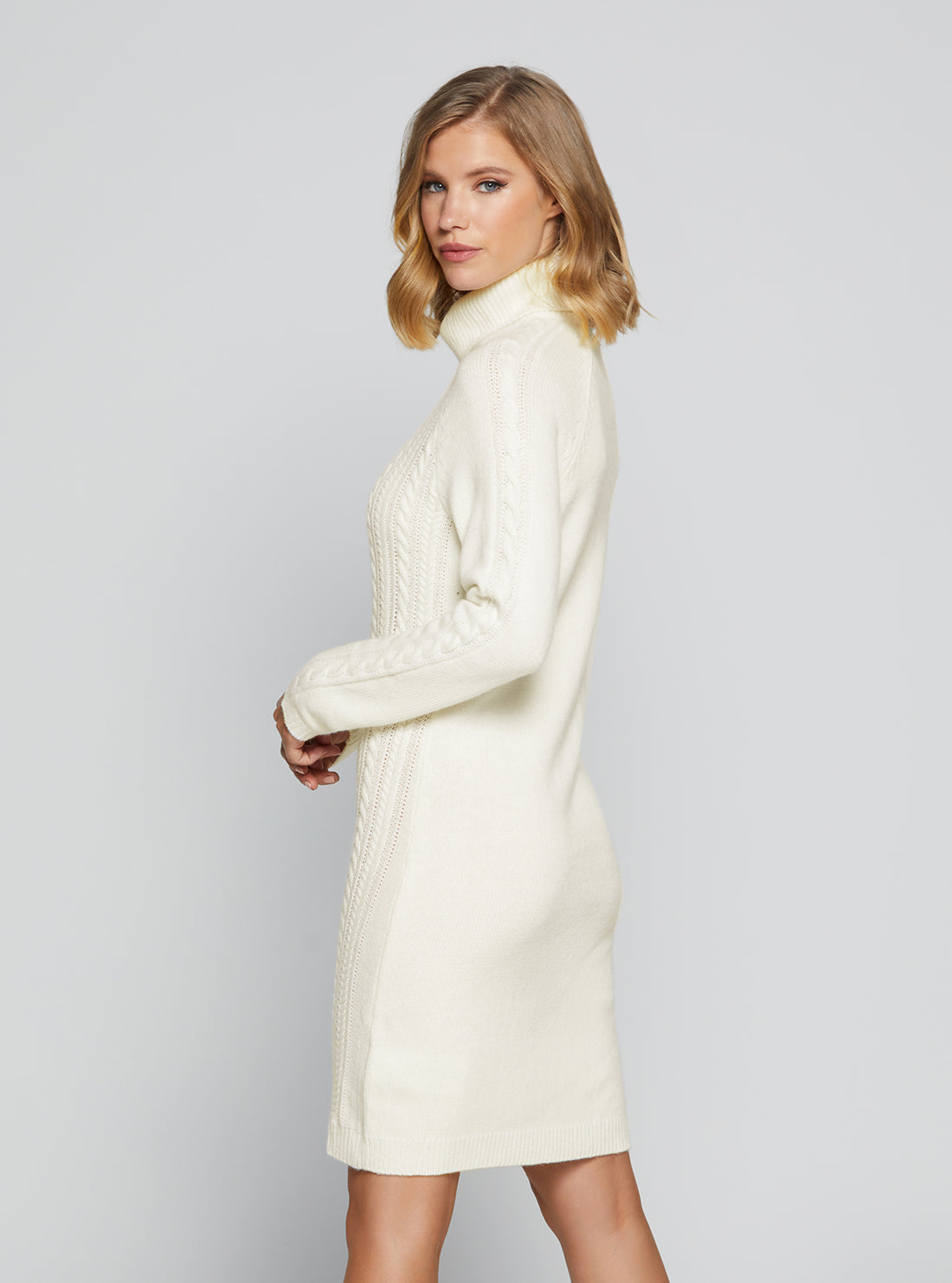 Eco Cream Elisabeth Knit Mini Dress Eco Cream Elisabeth Knit Mini Dress