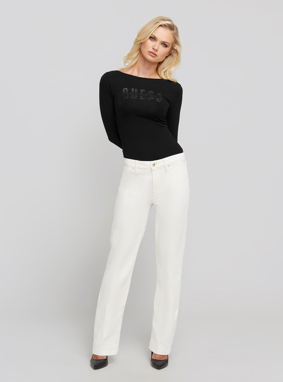 Mid-Rise Sexy Straight Marina Denim Jeans In Passionates Clean Wash Mid-Rise Sexy Straight Marina Denim Jeans In Passionates Clean Wash