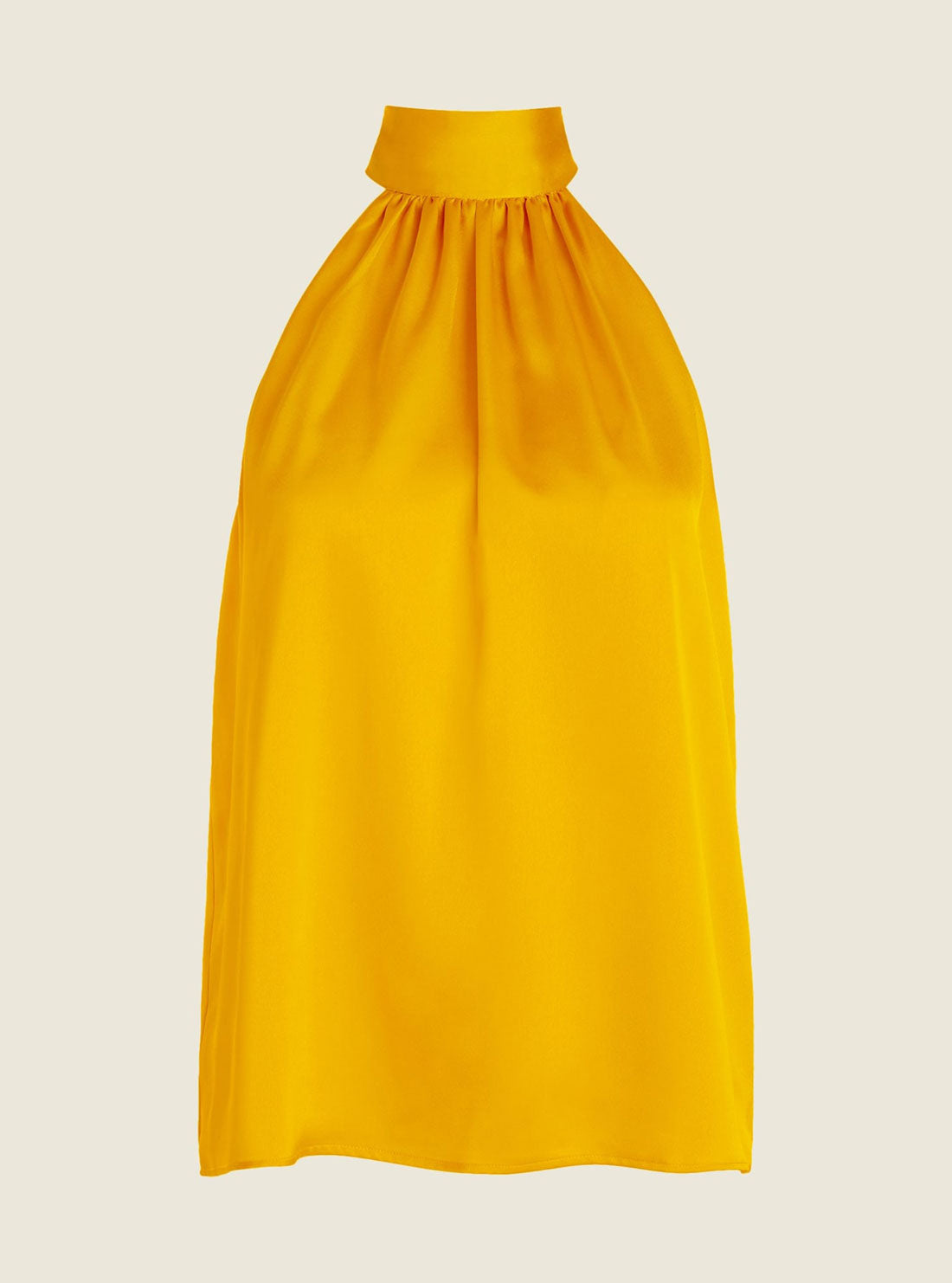Marciano Yellow Falling Floral Solid Top Marciano Yellow Falling Floral Solid Top