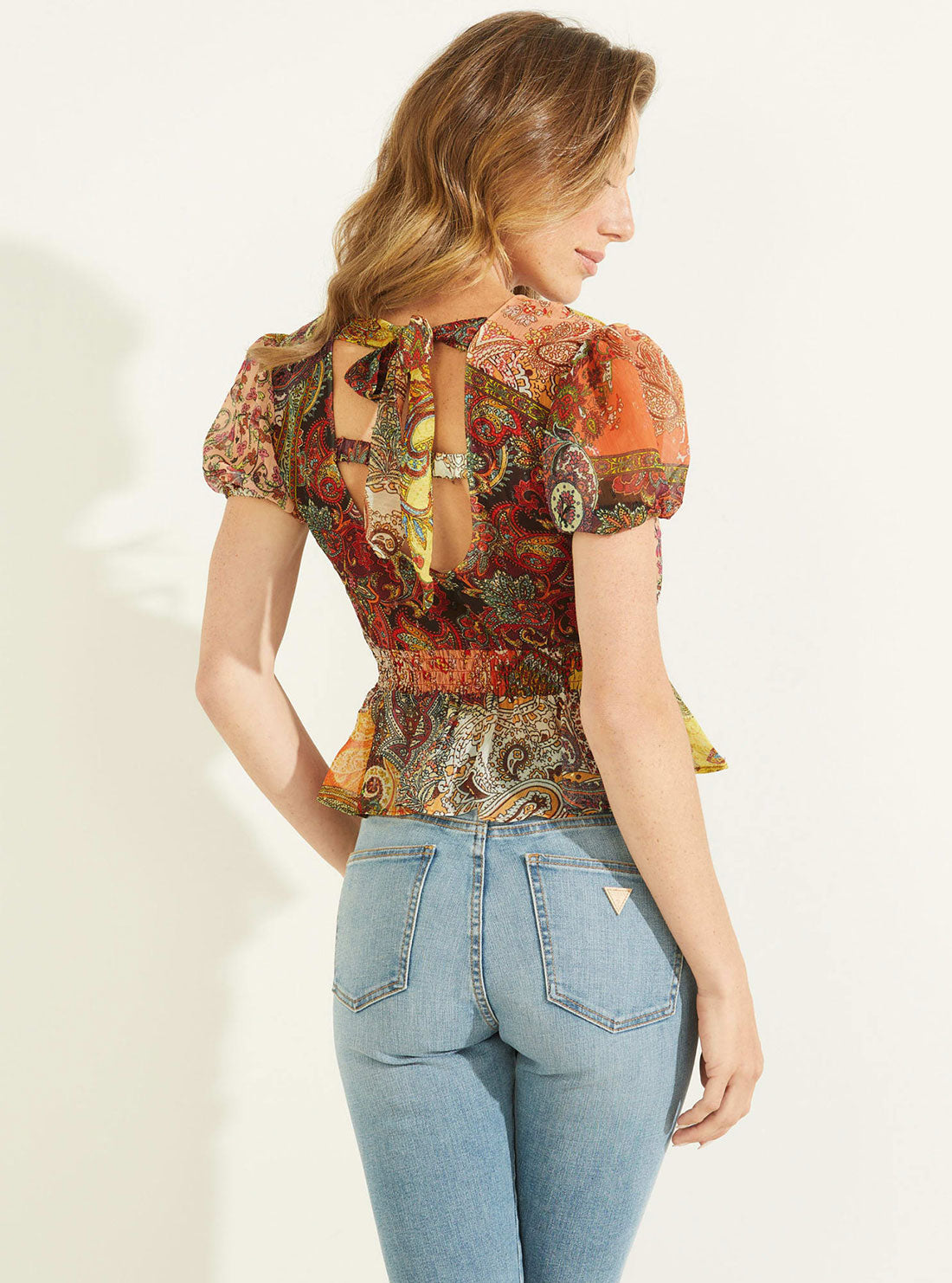 Eco Paisley Print Lila Top Eco Paisley Print Lila Top