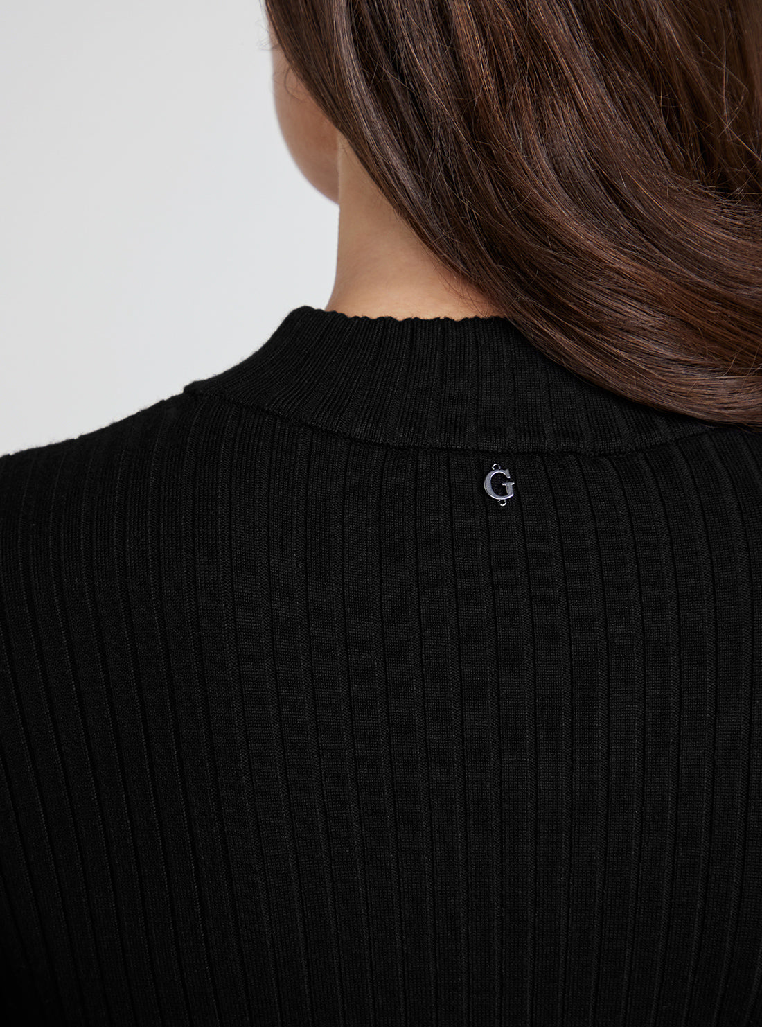 Black Clarita Cut-Out Knit Top Black Clarita Cut-Out Knit Top
