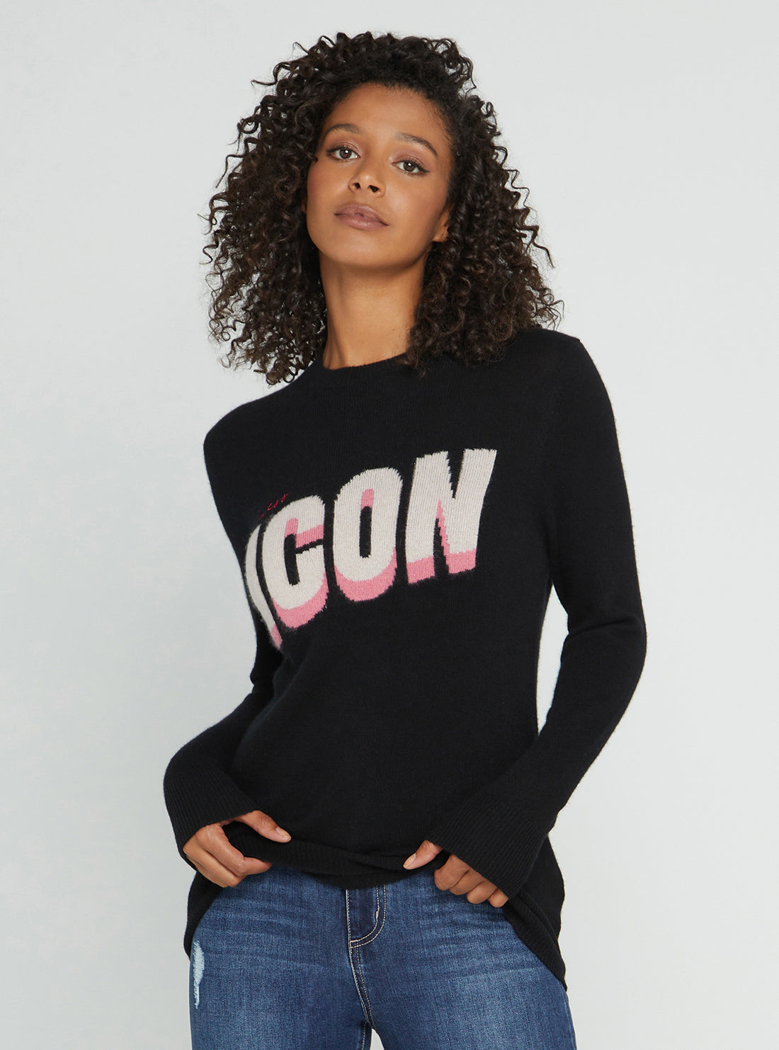 Eco Black Juliette Knit Top Eco Black Juliette Knit Top