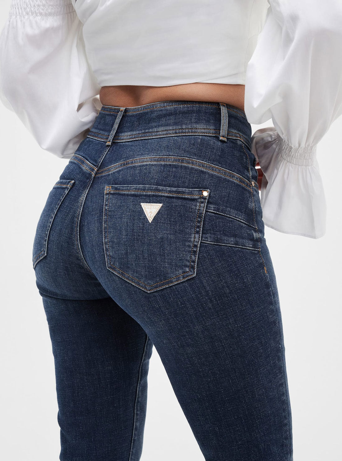Eco High-Rise Shape Up Denim Jeans in The Atmosphere Wash