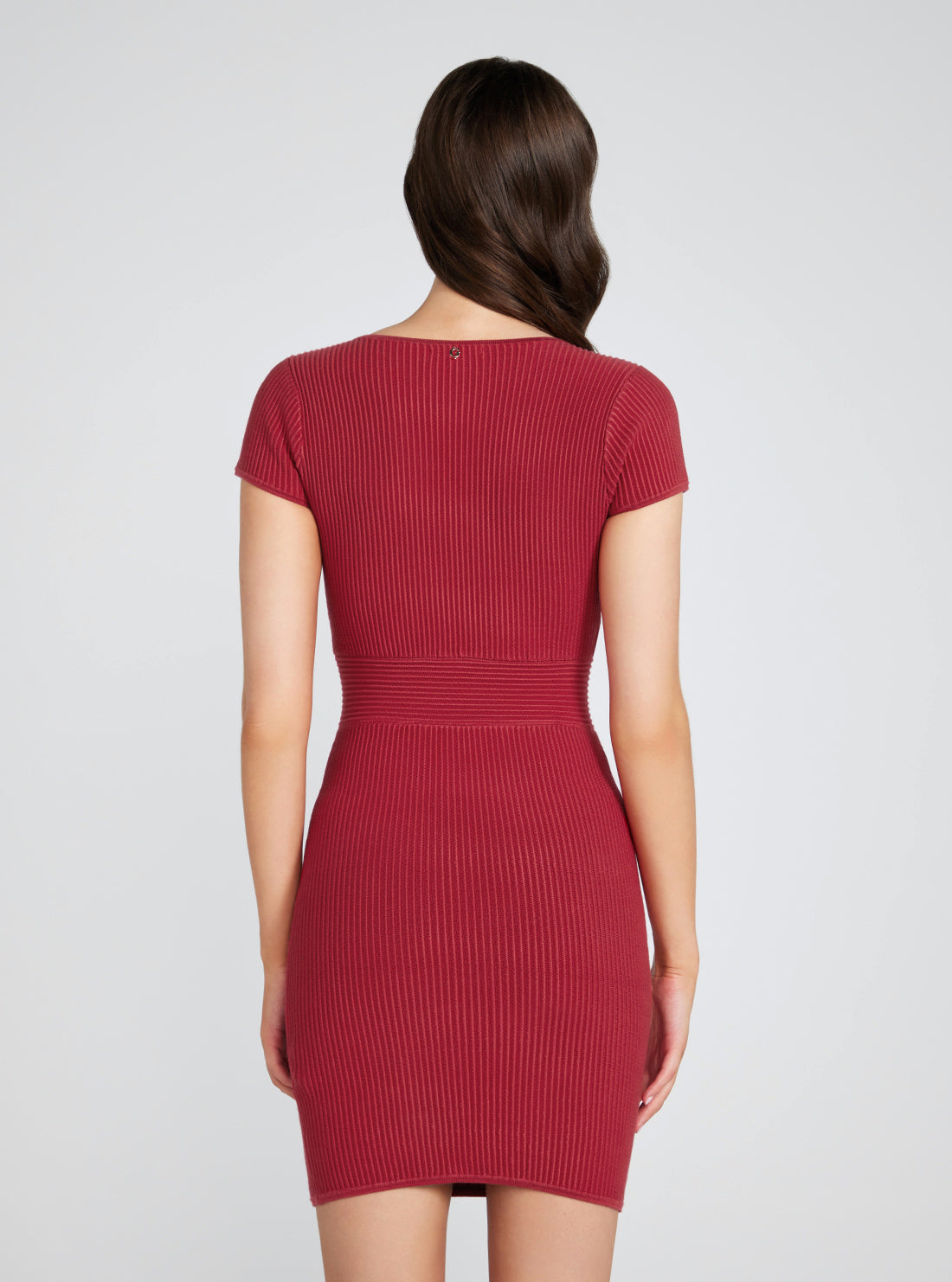 Eco Red Elise Knit Mini Dress Eco Red Elise Knit Mini Dress