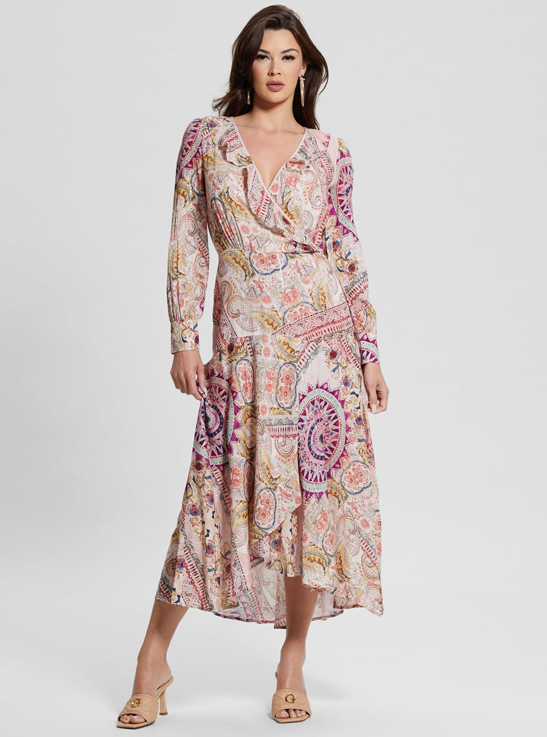 Monique Print Midi Dress Monique Print Midi Dress