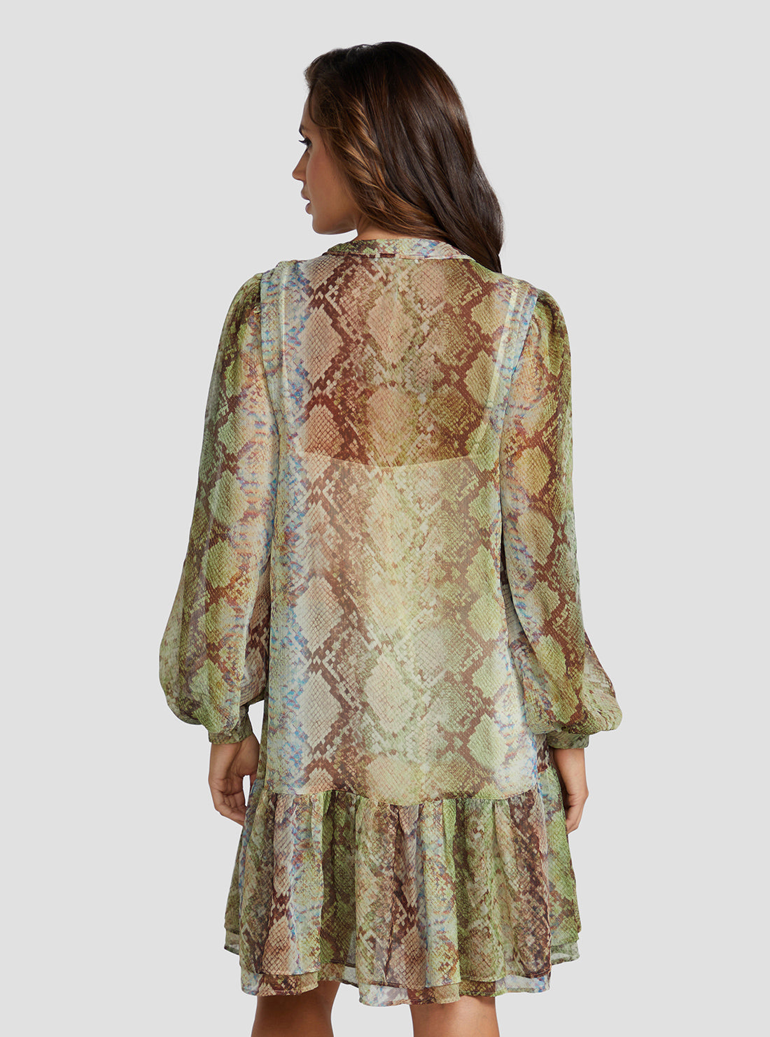 Eco Glam Snake Print Alva Midi Dress Eco Glam Snake Print Alva Midi Dress