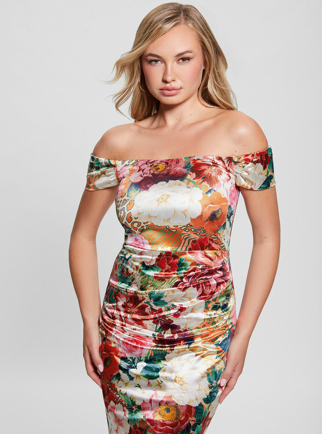 Floral Print Off Shoulder Camila Dress Floral Print Off Shoulder Camila Dress