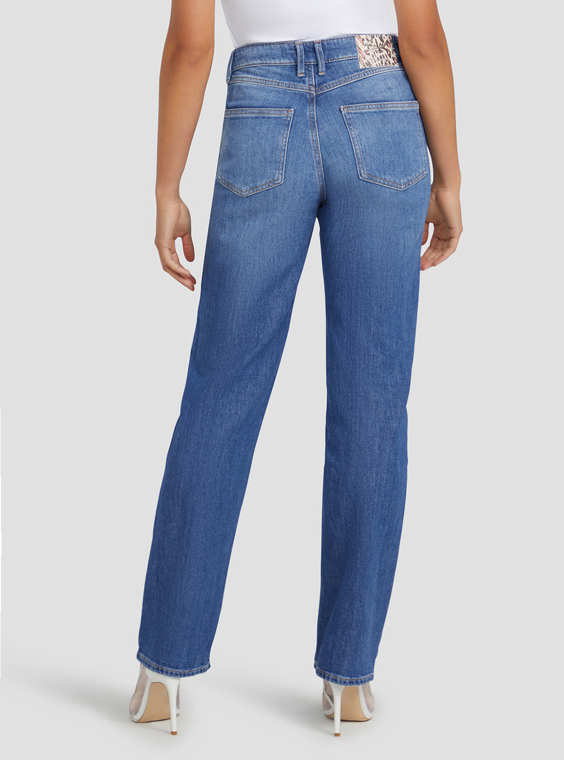 Eco High-Rise 1981 Straight Denim Jeans In Focus Wash Eco High-Rise 1981 Straight Denim Jeans In Focus Wash
