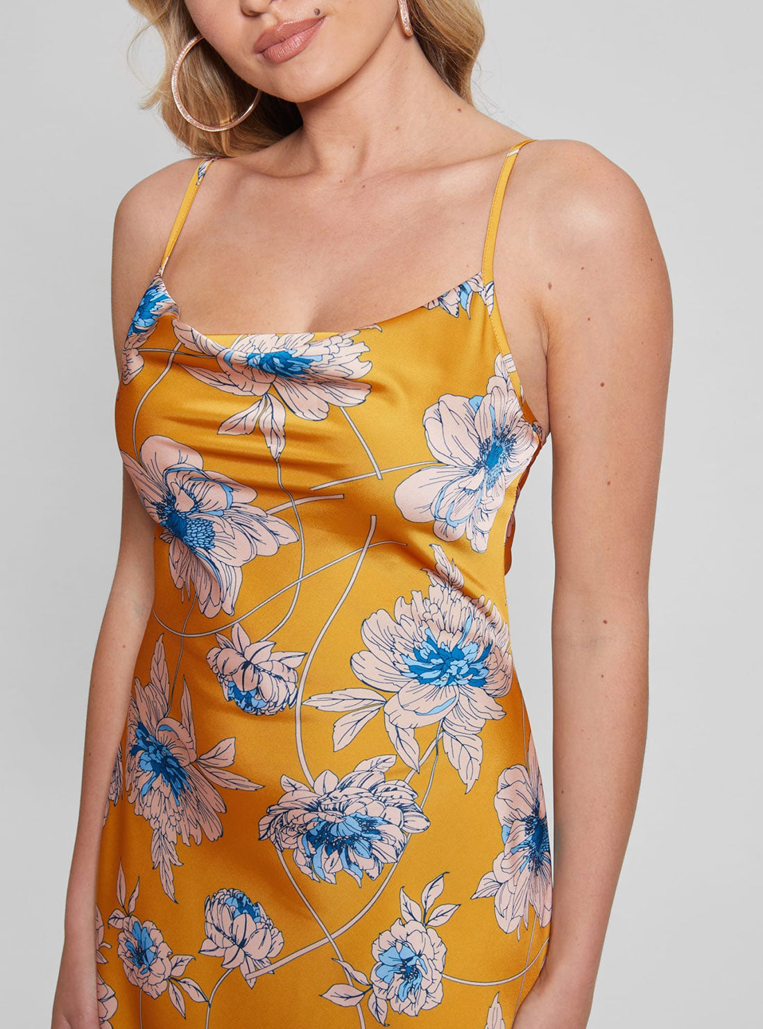Eco Golden Bloom Print Akilina Maxi Dress