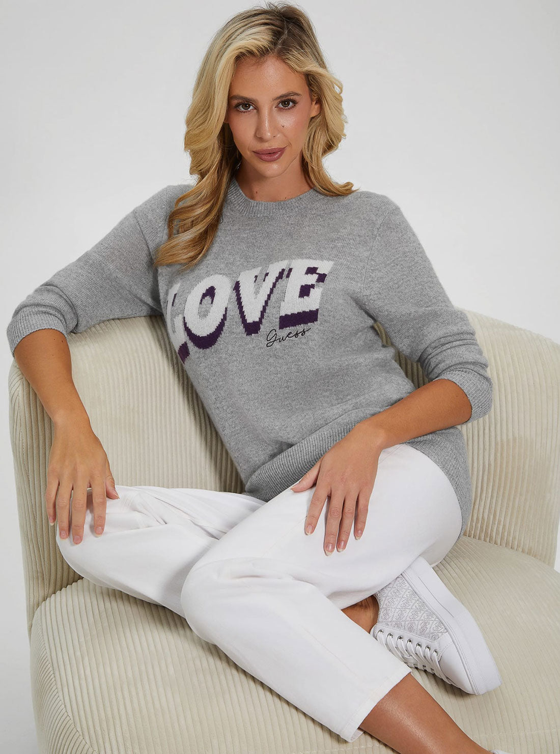 Eco Grey Juliette Knit Top Eco Grey Juliette Knit Top