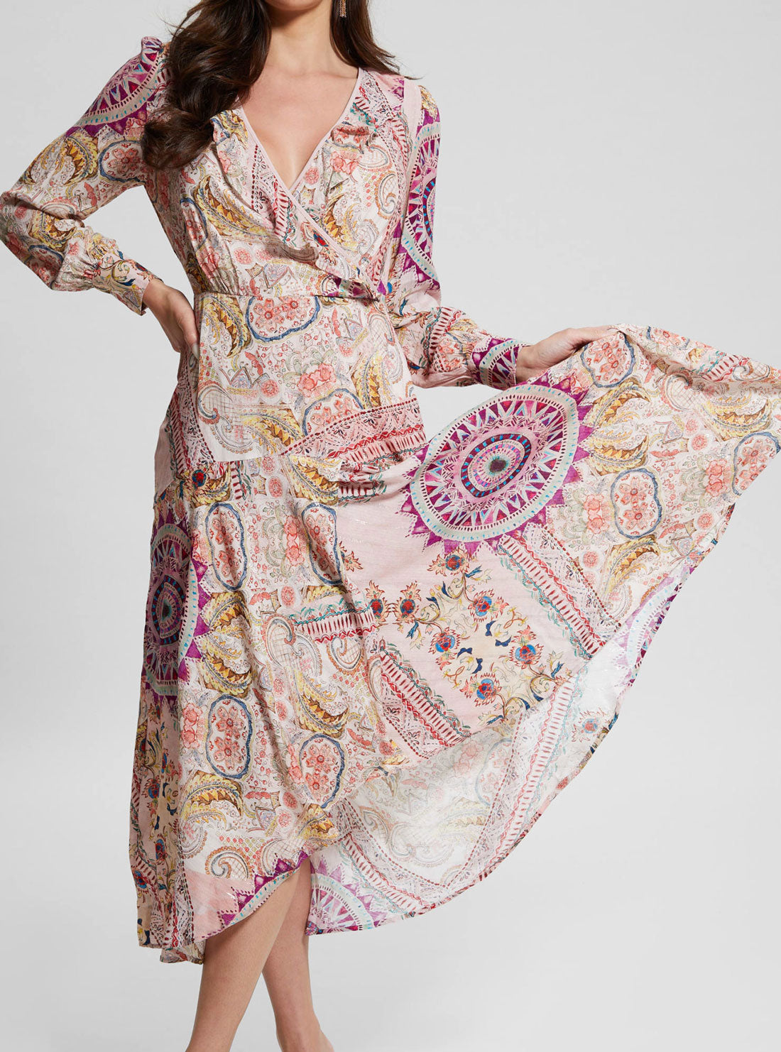 Monique Print Midi Dress Monique Print Midi Dress