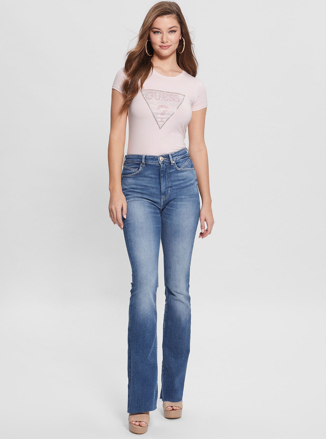 Eco Pink Crystal Logo T-Shirt Eco Pink Crystal Logo T-Shirt