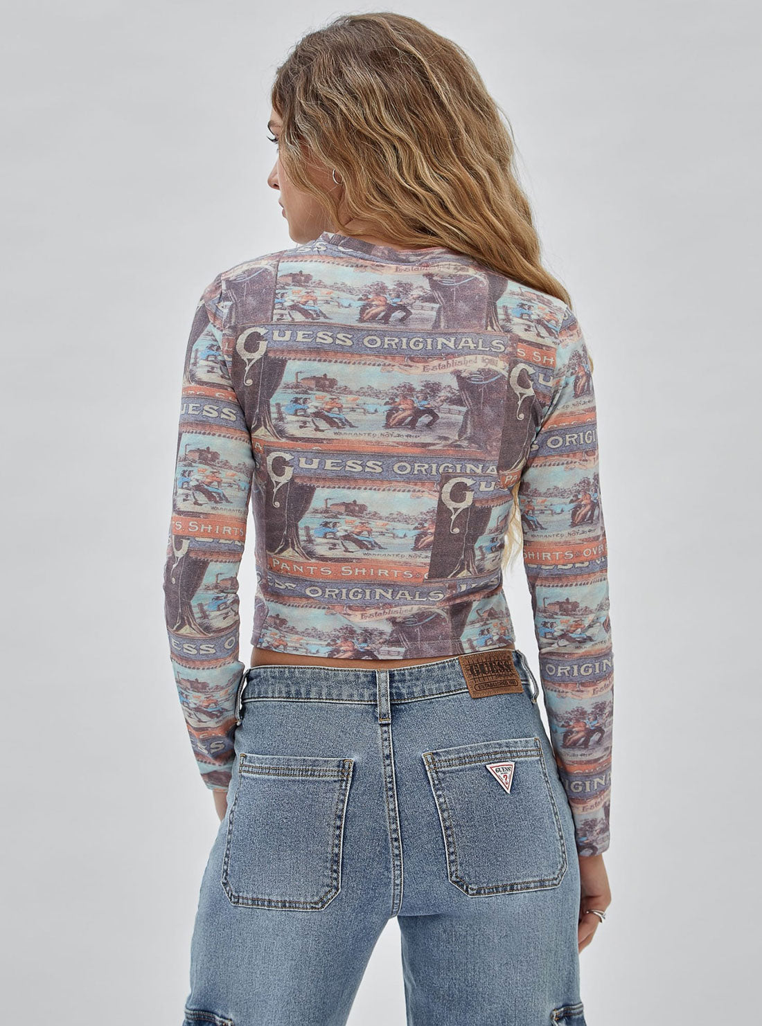 Guess Originals Ranch Vintage Long Sleeve Top Guess Originals Ranch Vintage Long Sleeve Top
