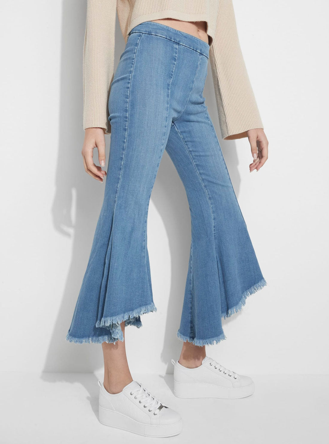 High-Rise Flare Denim Jeans in Sophia Wash High-Rise Flare Denim Jeans in Sophia Wash