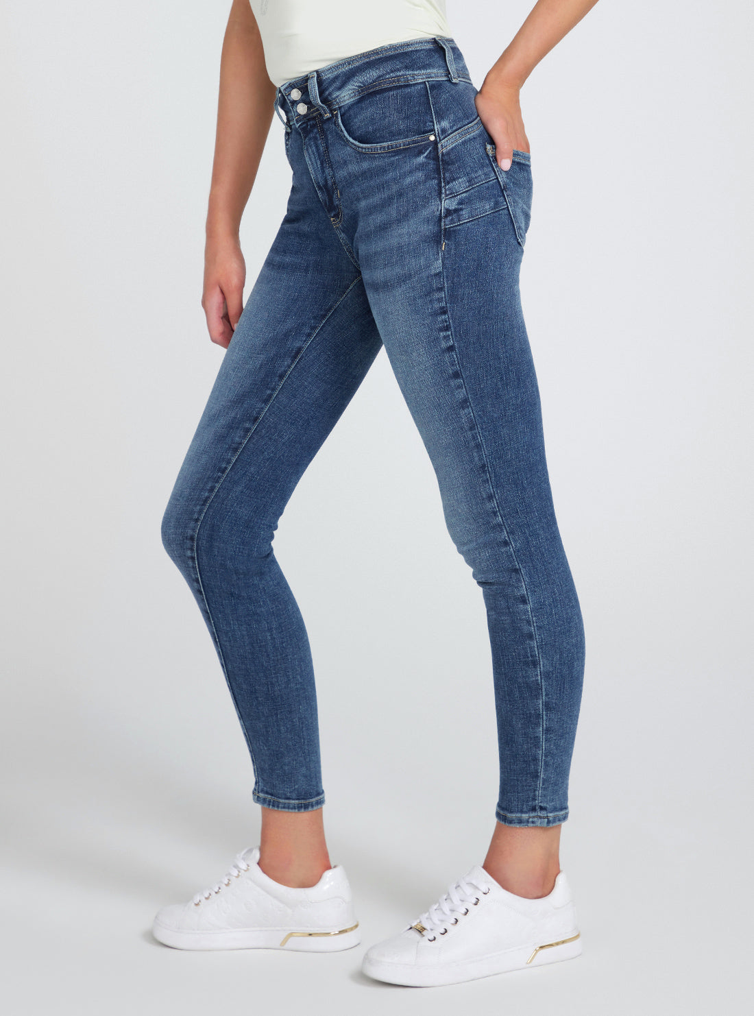 High-Rise Shape Up Denim Jeans in Biosphere Wash High-Rise Shape Up Denim Jeans in Biosphere Wash