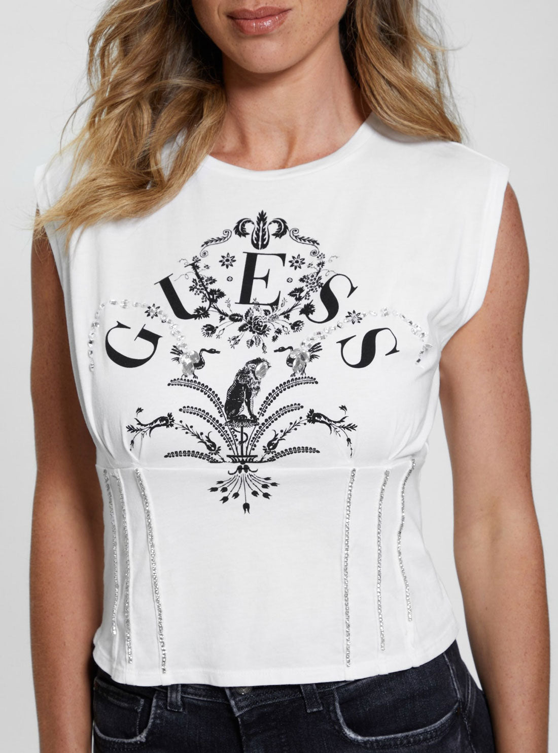 White Queen Corset T-Shirt White Queen Corset T-Shirt