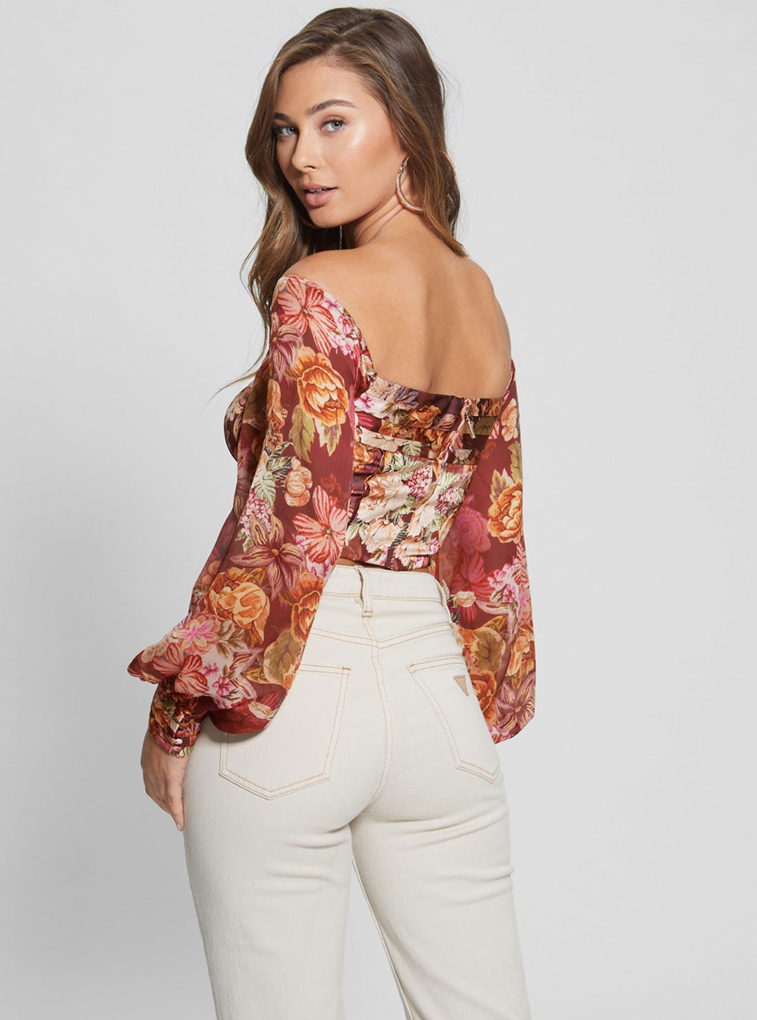 Eco Floral Tapestry Print Kristy Top Eco Floral Tapestry Print Kristy Top