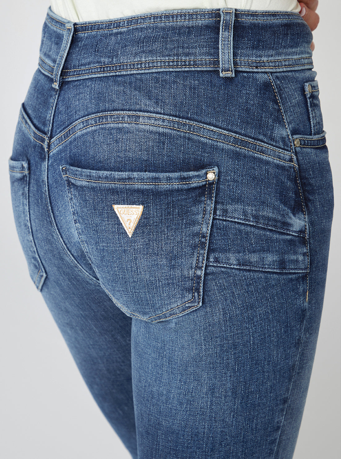 High-Rise Shape Up Denim Jeans in Biosphere Wash High-Rise Shape Up Denim Jeans in Biosphere Wash