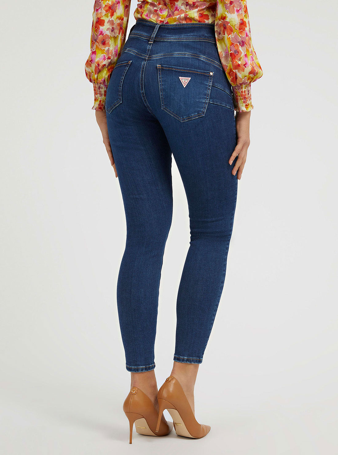Eco High-Rise Shape Up Denim Jeans In Grounds Wash Eco High-Rise Shape Up Denim Jeans In Grounds Wash