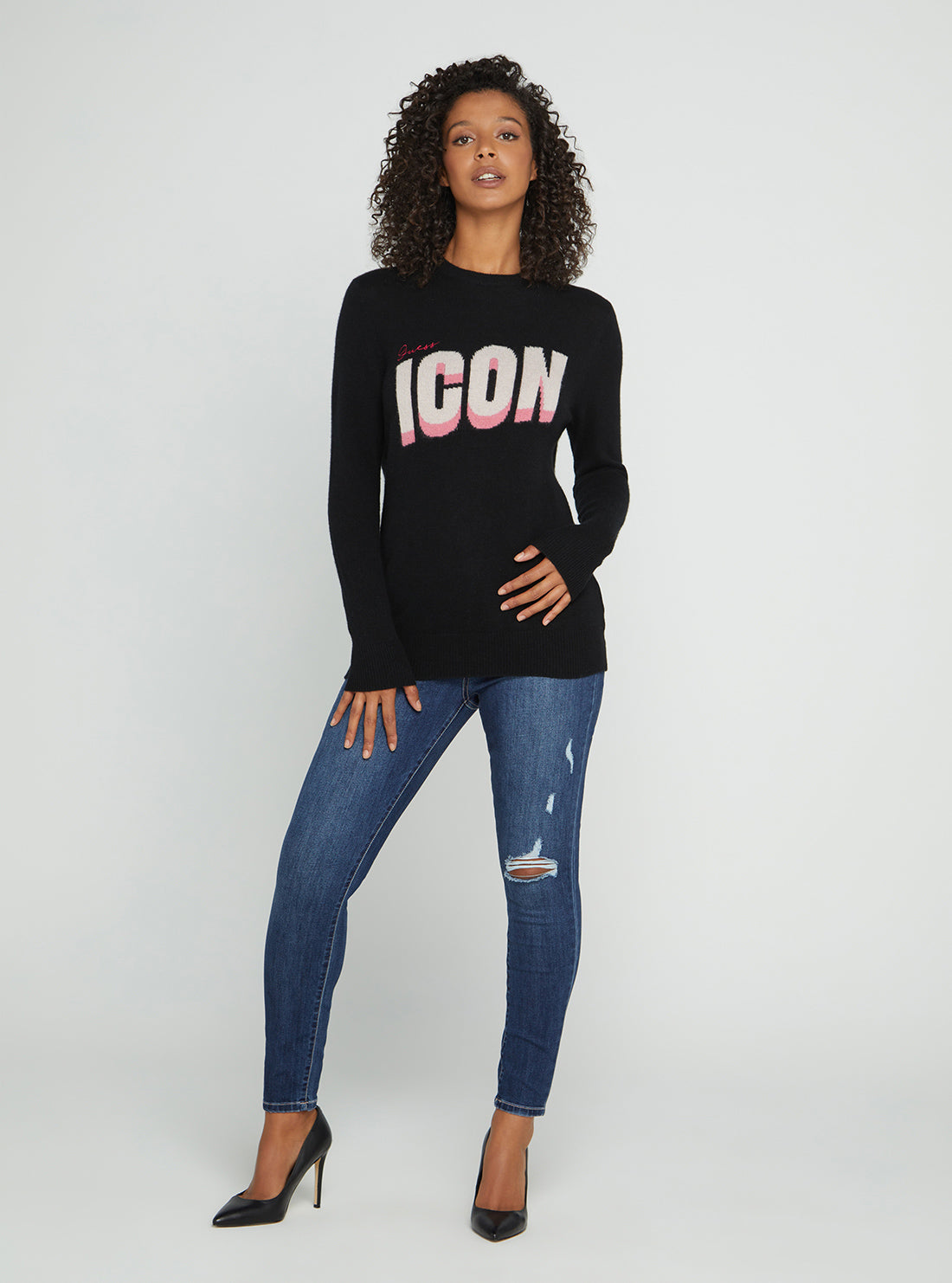Eco Black Juliette Knit Top Eco Black Juliette Knit Top