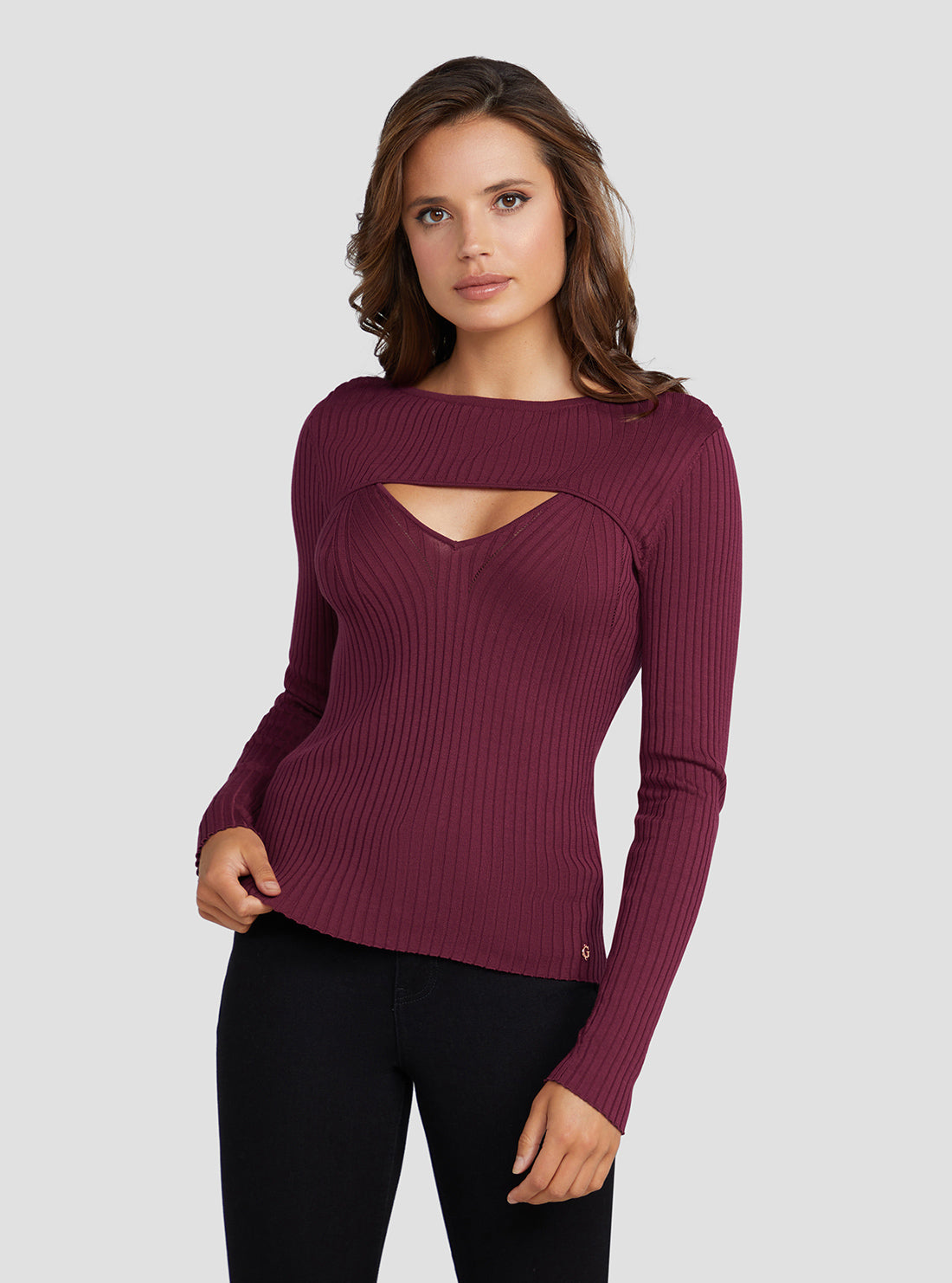 Eco Pink Marion Knit Top Eco Pink Marion Knit Top