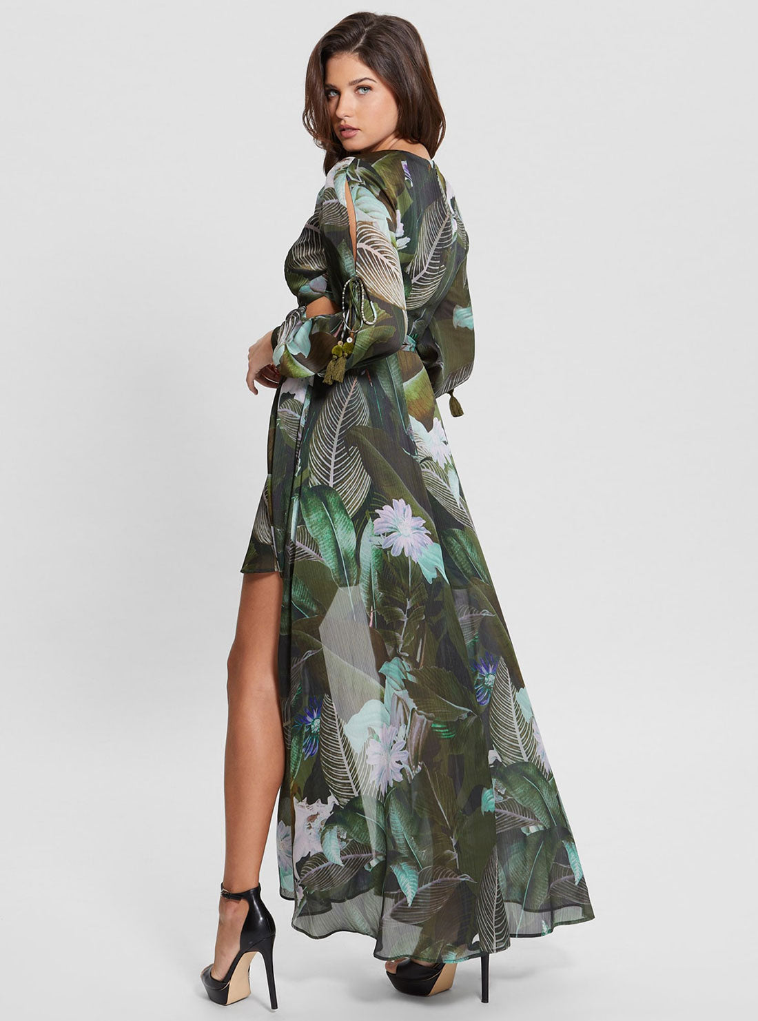 Eco Moonlit Tropic Garden Farrah Maxi Dress Eco Moonlit Tropic Garden Farrah Maxi Dress