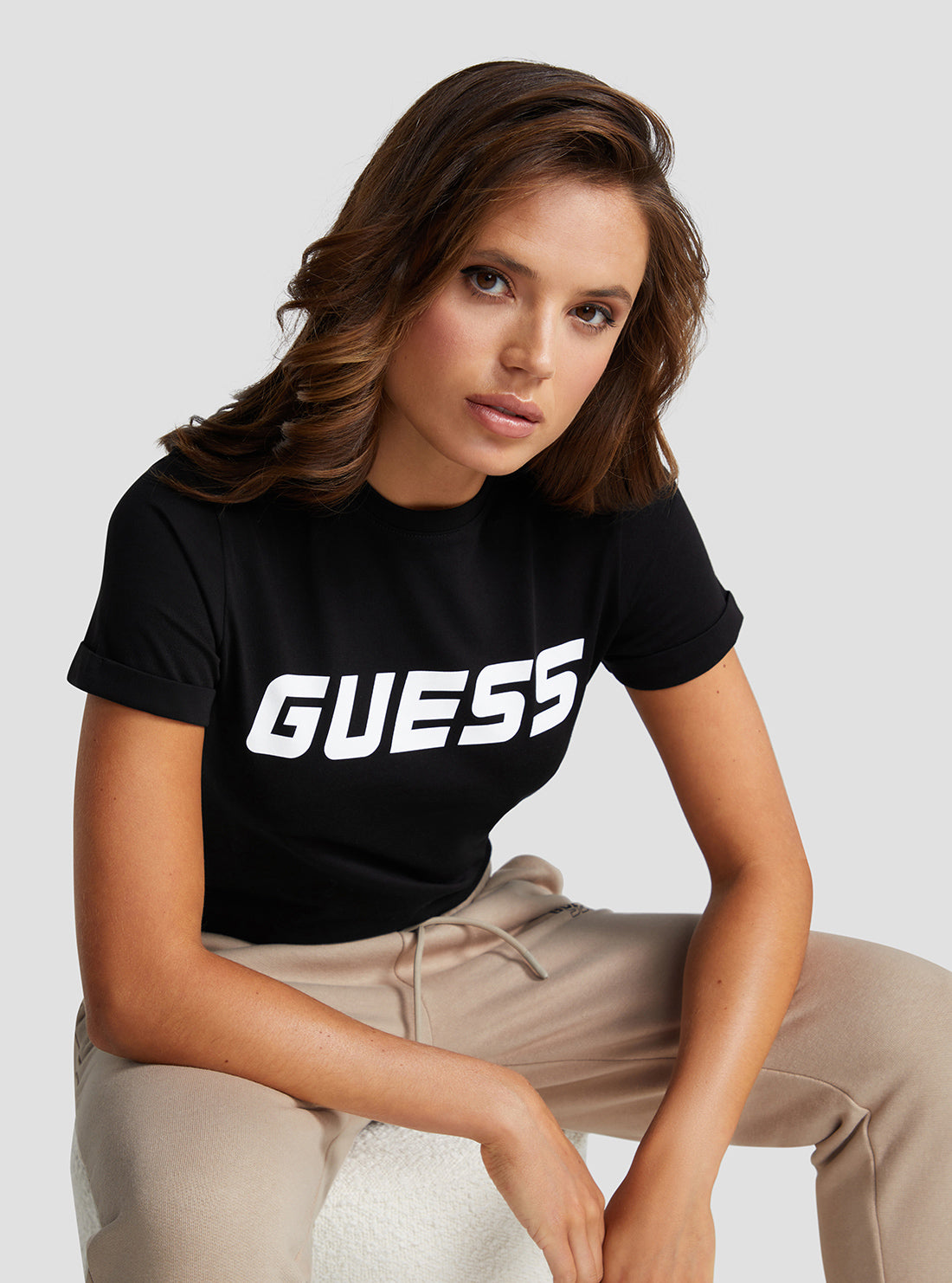 Eco Black Esther Active Logo T-Shirt Eco Black Esther Active Logo T-Shirt