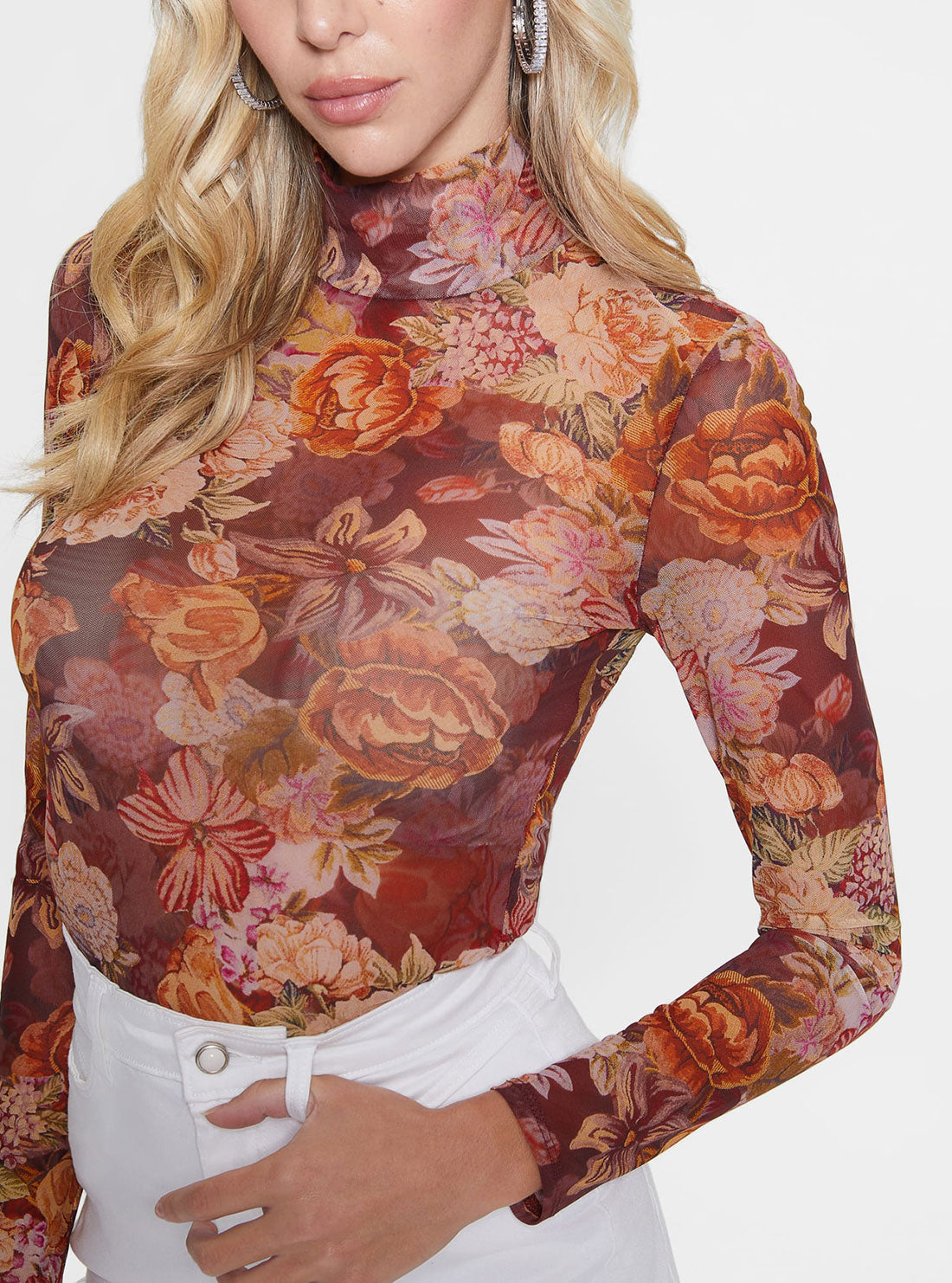 Floral Tapestry Print Kamaria Top Floral Tapestry Print Kamaria Top