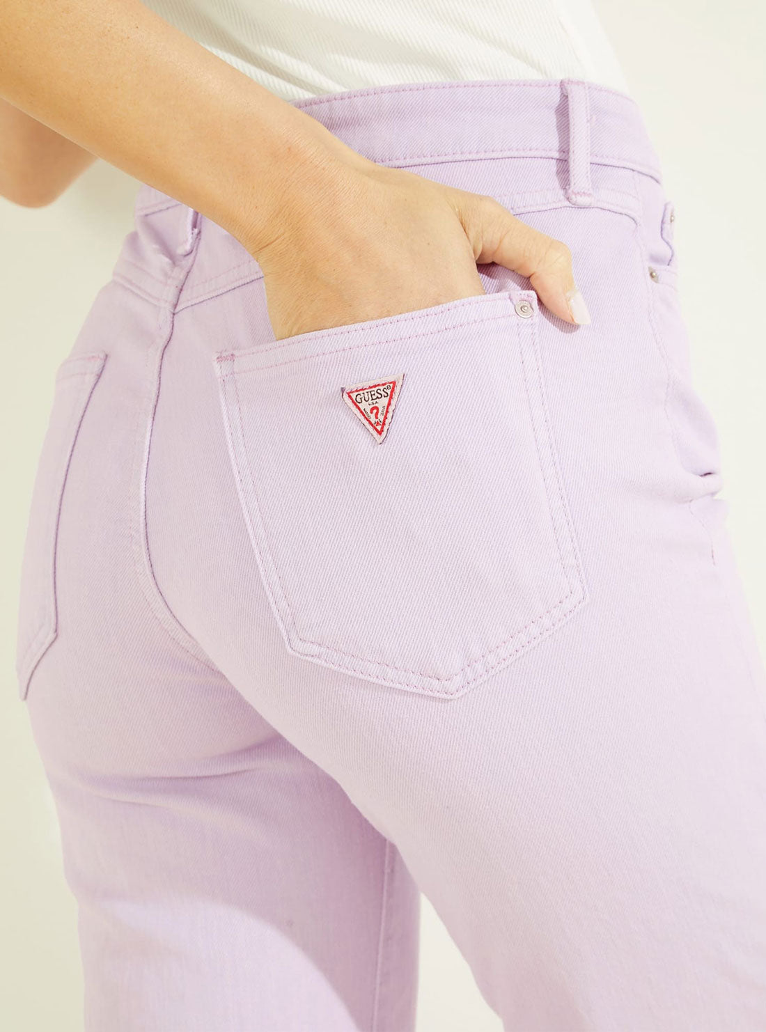 High-Rise 1981 Ankle Straight Leg Denim Jeans in Lavender Haze Wash High-Rise 1981 Ankle Straight Leg Denim Jeans in Lavender Haze Wash