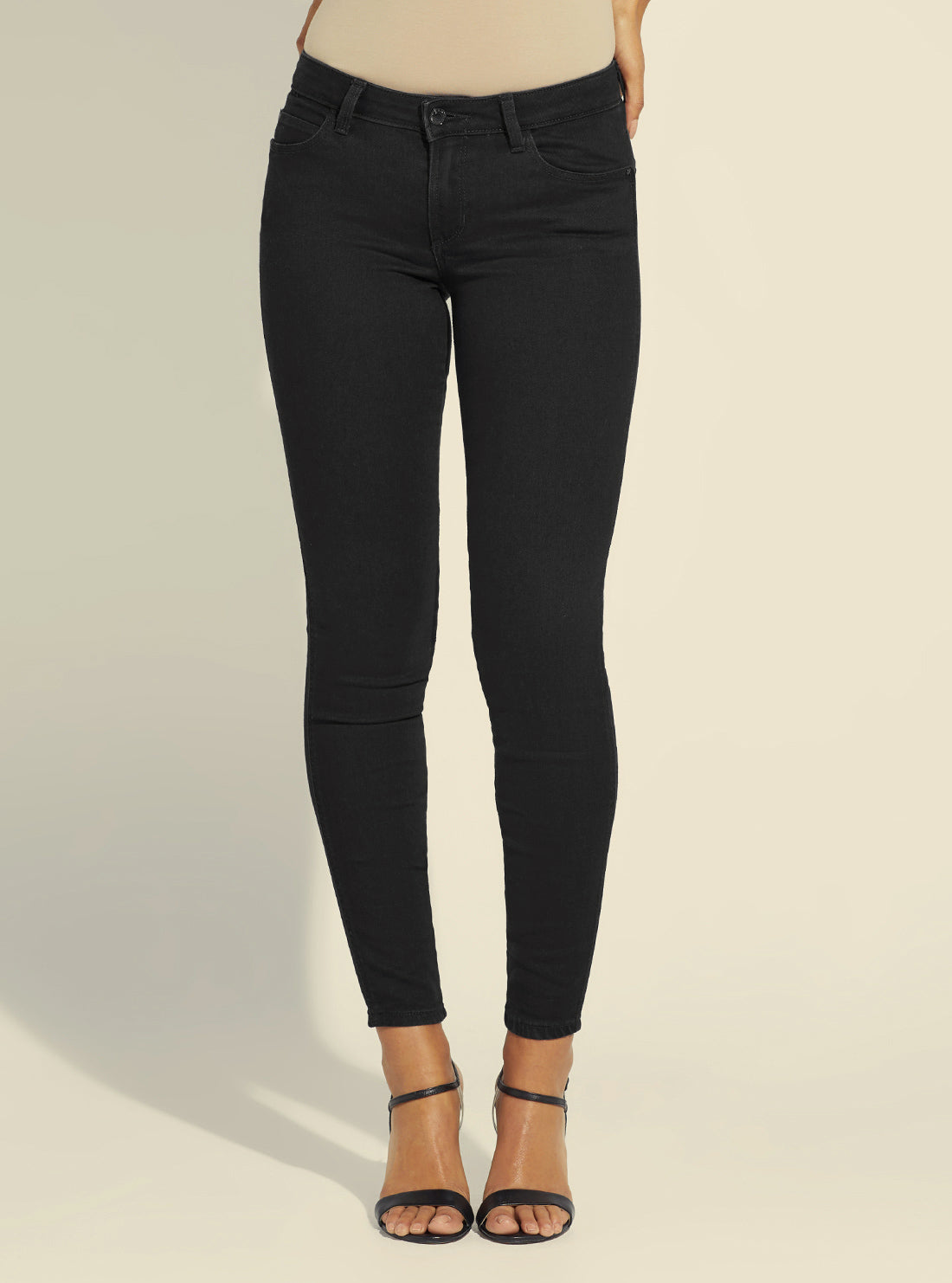 High-Rise 1981 Skinny Leg Denim Jeans In Carrie Black Wash High-Rise 1981 Skinny Leg Denim Jeans In Carrie Black Wash
