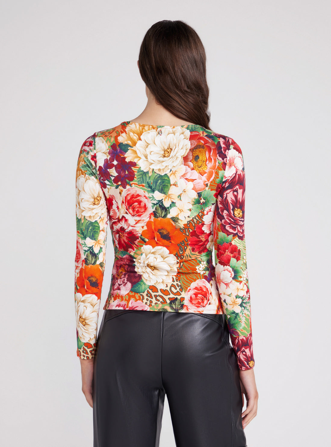 Floral Print Dianna Long Sleeve Top Floral Print Dianna Long Sleeve Top