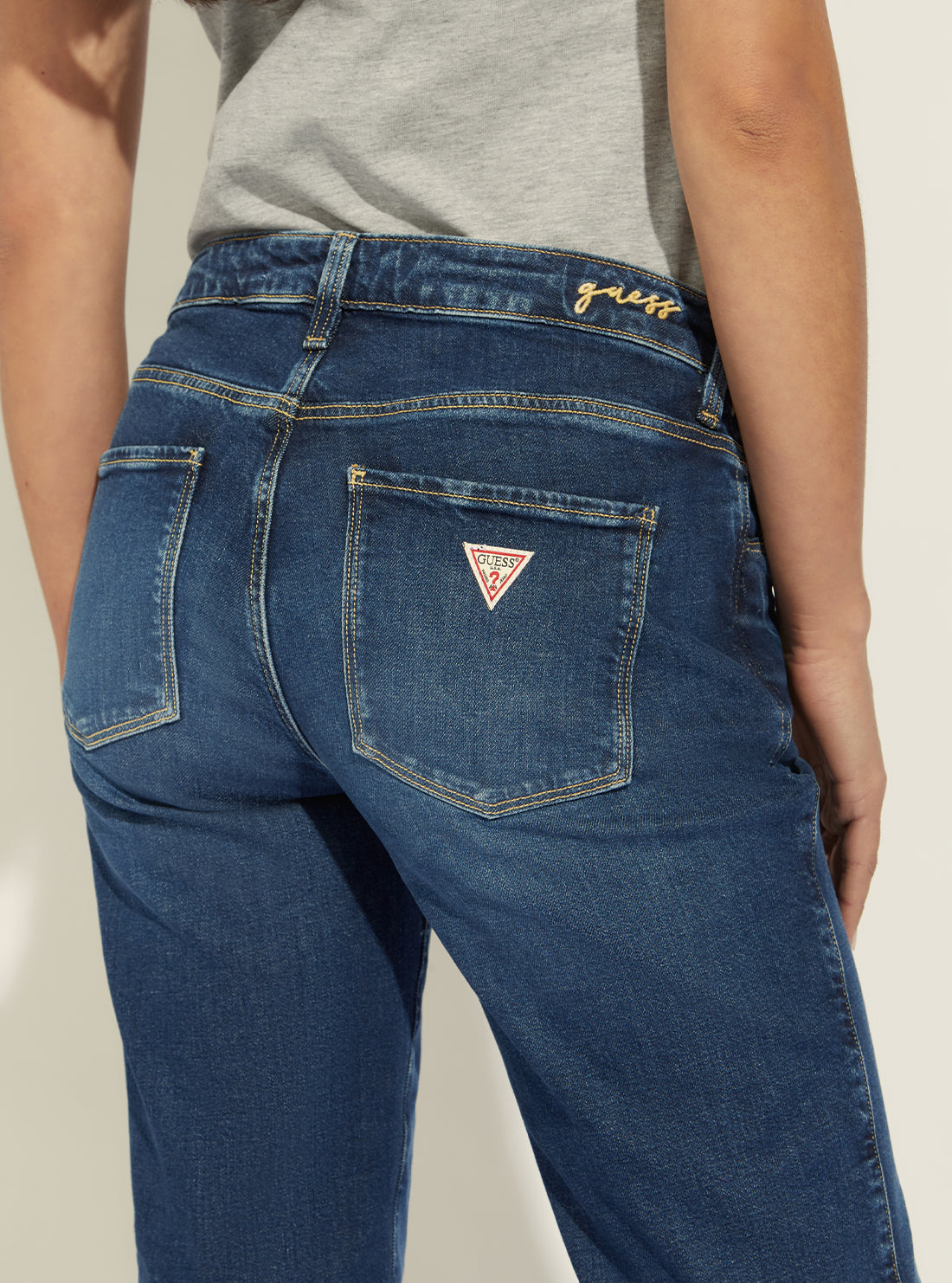 Low-Rise Sexy Straight Denim Jeans In Refined Vintage Wash Low-Rise Sexy Straight Denim Jeans In Refined Vintage Wash