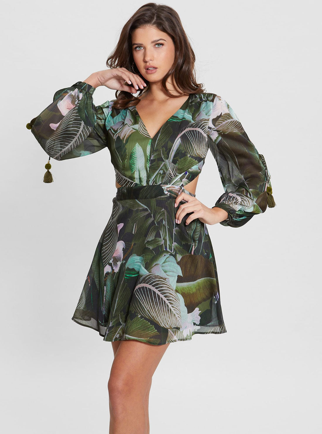 Eco Moonlit Tropic Garden Farrah Maxi Dress Eco Moonlit Tropic Garden Farrah Maxi Dress