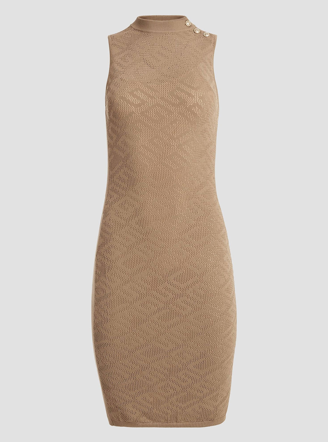 Eco Beige Paula G Logo Mini Dress Eco Beige Paula G Logo Mini Dress
