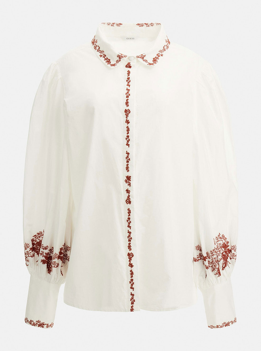 Eco White Ravin Embroidered Shirt Eco White Ravin Embroidered Shirt